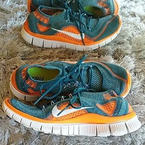 nike free flyknit 5.0 orange